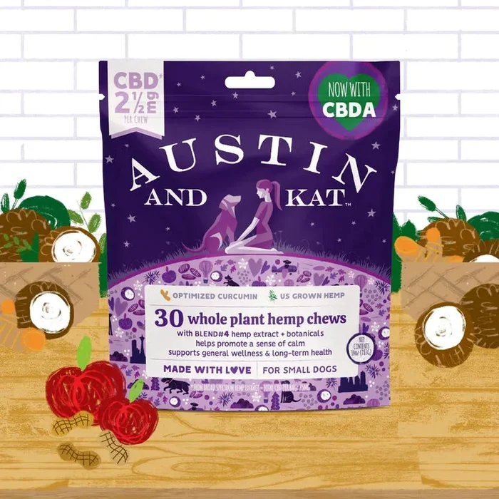 AUSTIN & KAT Original Soft Chews for Dogs 2.5mg