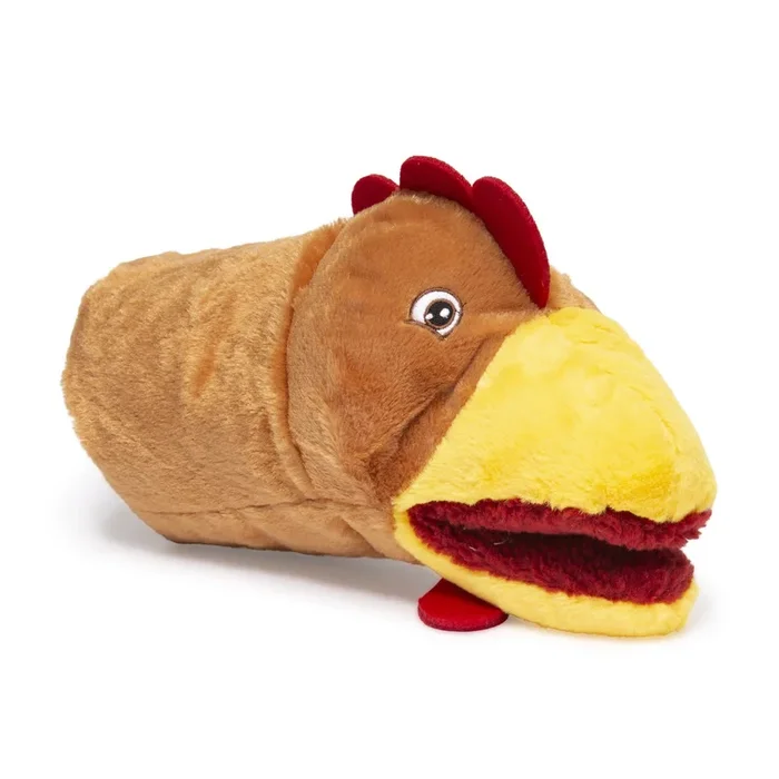 BARKOLOGY Hand Puppet Dog Toy Ronnie the Rooster