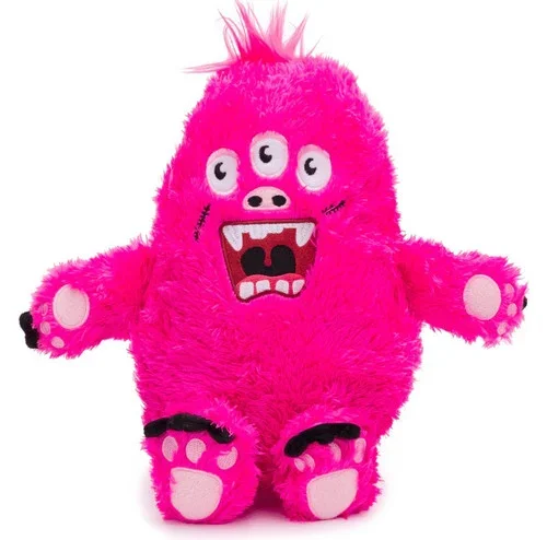FABDOG Fluffies Pink Monster