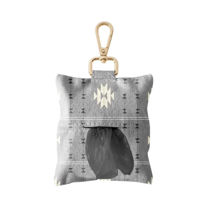 FRINGE Tribal Gray Waste Bag Dispenser