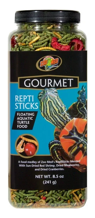Gourmet ReptiSticks Floating Aquatic Turtle Food, 8.5oz.