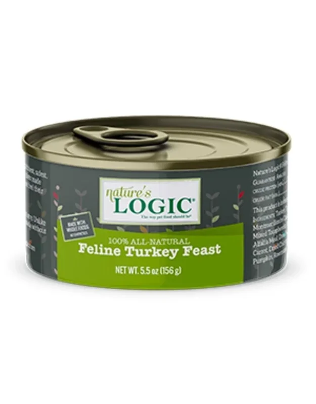 NATURE’S LOGIC Turkey Canned Cat Food 5.5oz CASE/24