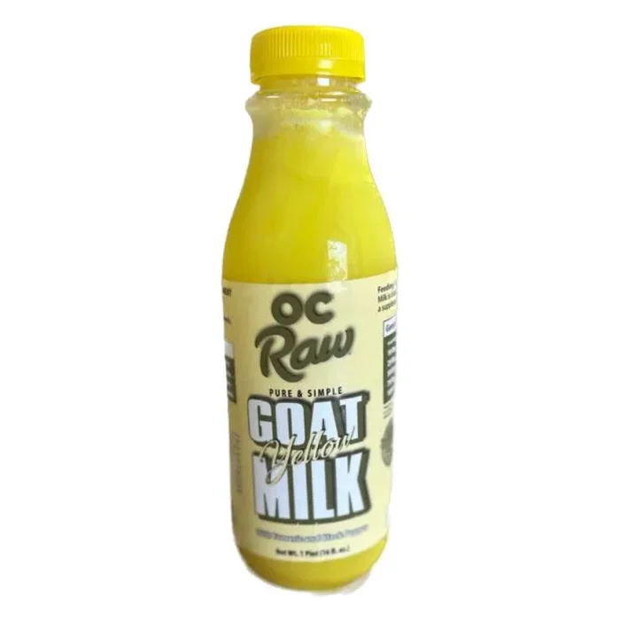 OC RAW Pure And Simple Yellow Goats Milk Pint