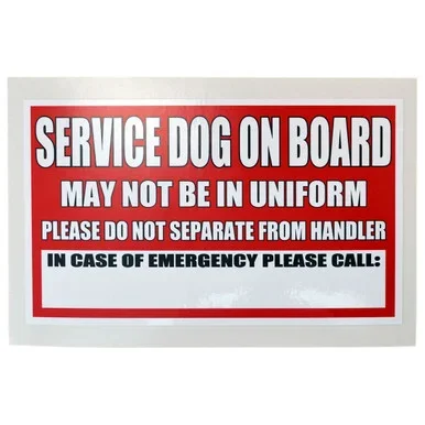 Service Dog On Board