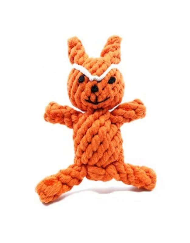 WILD MEADOW FARMS Fox Cotton Rope Dog Toy