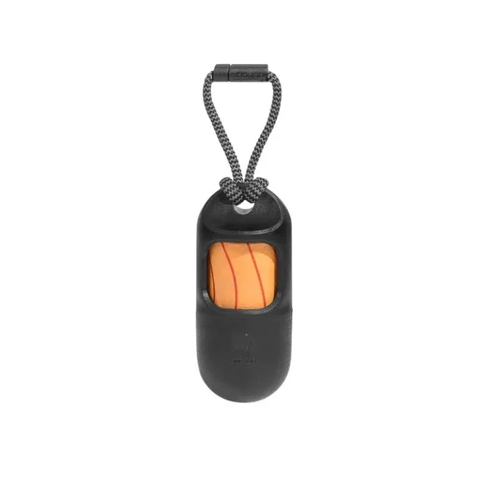 ZEE.DOG Poop Bag Dispenser with Compostable Bags Black